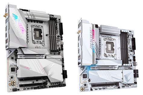 gigabyte white motherboard.